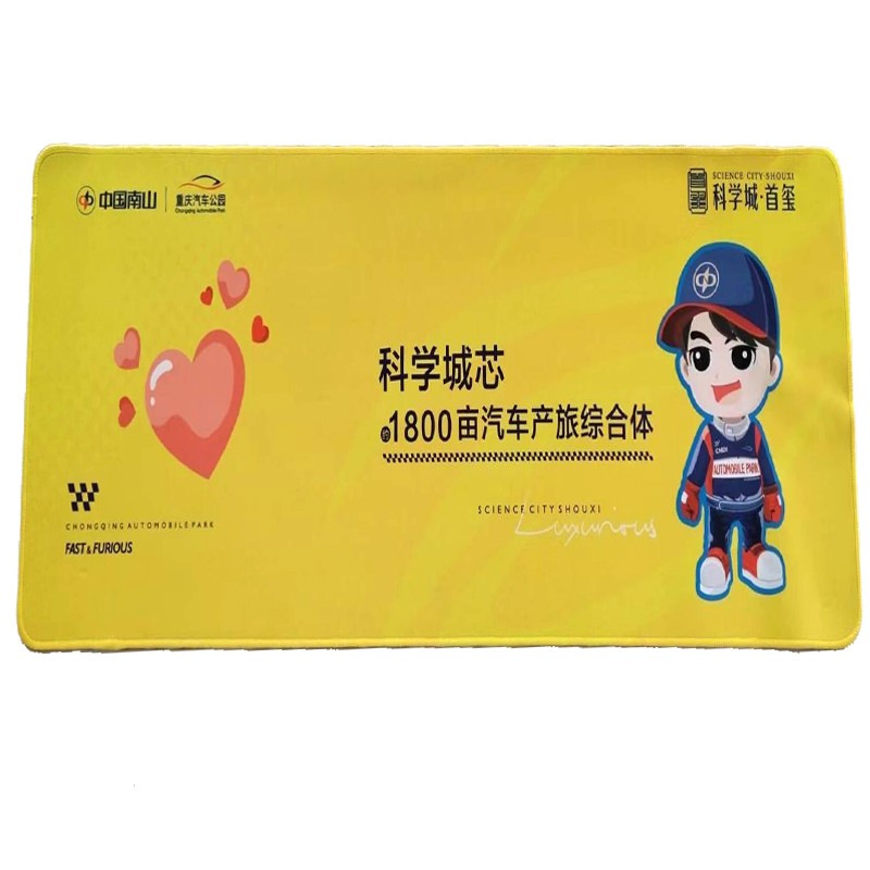 定制橡膠布面鼠標(biāo)墊廣告電競(jìng)游戲墊辦公寫字桌墊杯墊地墊來(lái)圖定制